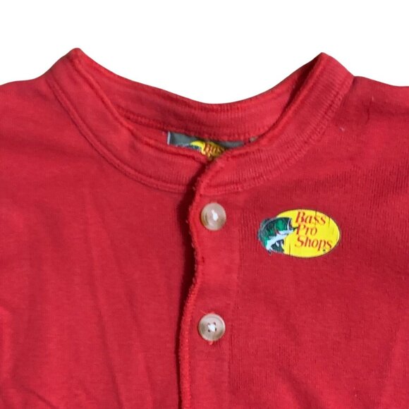 Red Long John Toddler Bass Pro Pajama Butt Flap Red Christmas Outdoors Cabin 3T - Picture 6 of 13